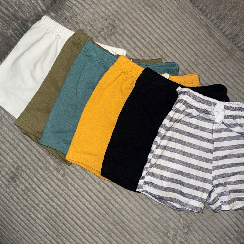 Set of 6 Baby Shorts